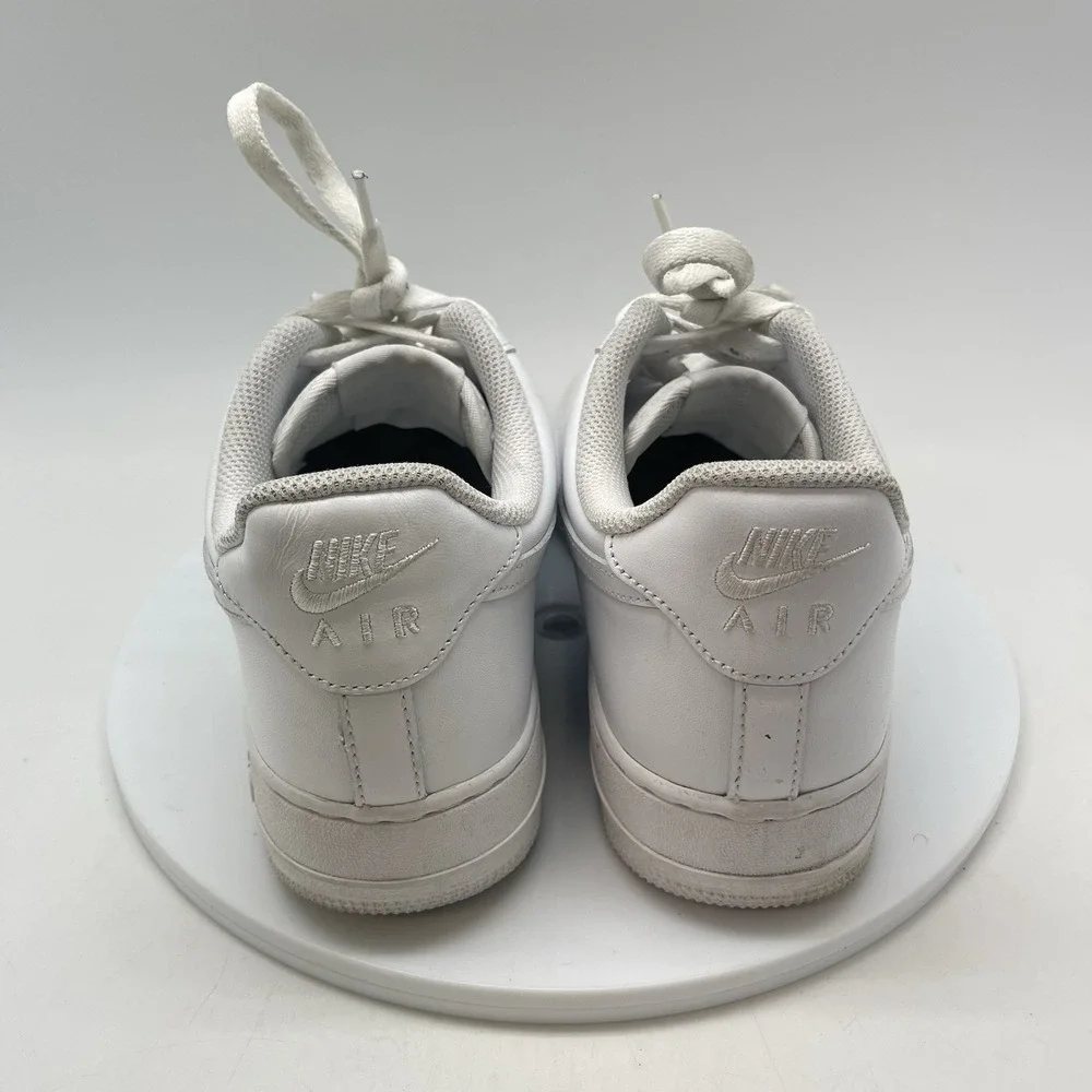 Nike‎ Air Force 1 07 Sneakers Mens 9 CW2288-111 White Leather Casual Shoes